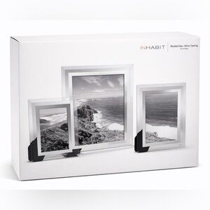 Inhabit Silver Mirror Frame Trio